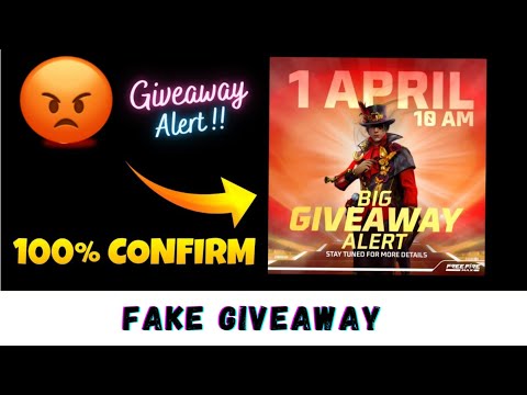 FAKE GIVEAWAY SCAM 😲 BY GARENA 😡