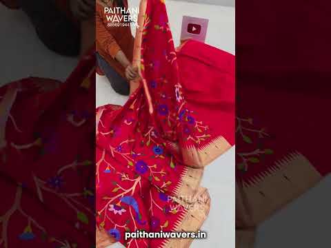 Yeola Pure Silk Collection From Weavers #paithani #saree