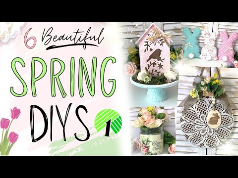 Soft sweet Easter and Spring DIYS | Dollar Tree Easter DIYS 2023 | Hot Humble Pie Crafts