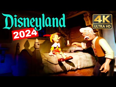 Pinocchio's Daring Journey 2024 | 4K Ride POV | Disneyland, California