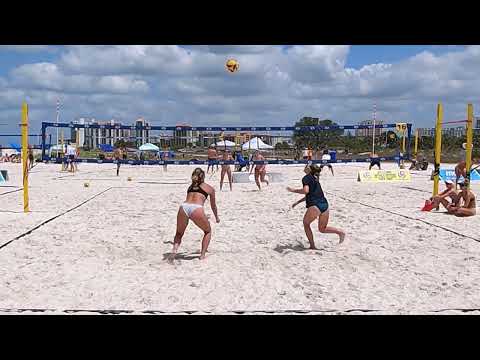 SSOVA's April Sand Key Park Women's Open - Lane/Talocka vs Marien/Schrock Set 2