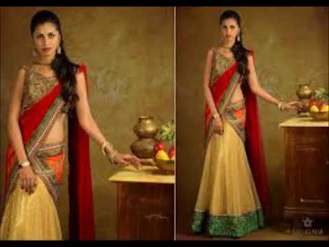 Traditional Half Sarees Designs