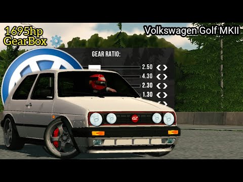 Volkswagen Golf MK2 1695hp best GearBox || Car Parking Multiplayer