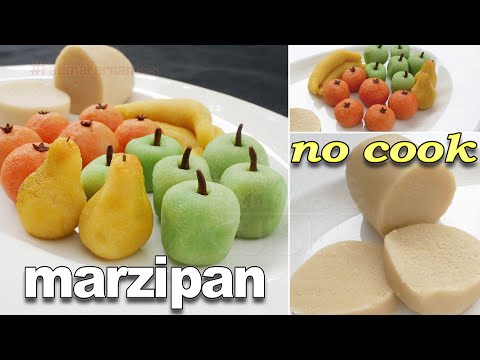 Cashew nut Marzipan | Eggless Marzipan | 2 Ingredient Marzipan Recipe | Christmas Sweet