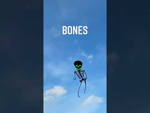 Bones! Bones! Bones! - Dancing skeleton kite ☠️ #shorts