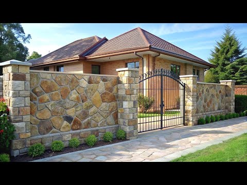 Beautiful Fences Made of Natural Stone | Perfect Outdoor Decor for Your Home