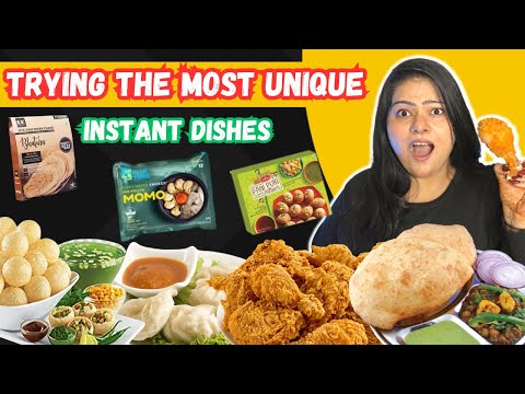 Frozen Food For 24 Hours Challenge | Ready To Eat Instant Food | Food Challenge