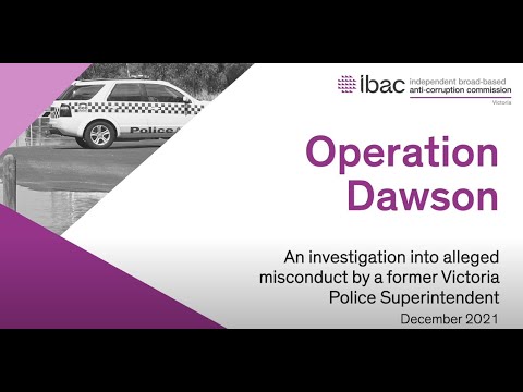 IBAC's Operation Dawson investigation