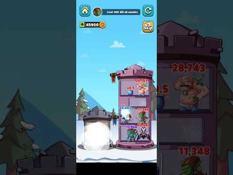 Max Level Hero Tower War All Levels New Update Android , ios Shorts # 460