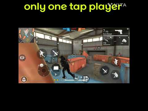 only one tap player in free fire #shorts #freefire #shortsviral #shortsvideo