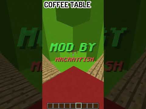 cOFFEE TABLE #minecraft #minecraftshorts #minecraftmods