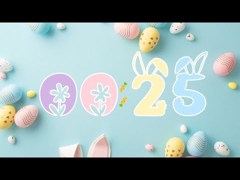 25 Second Pastel Springtime Countdown Timer