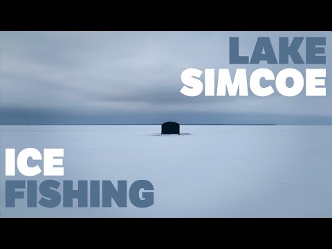 LAKE SIMCOE - Tip-up Ice Fishing with Minnow Spreader