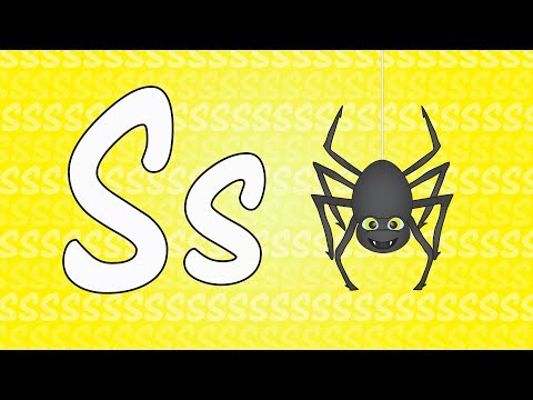 Letter S Song for Kids - Words that Start with S - Animals that Start with S