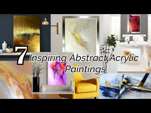 Create 7 STUNNING Abstract Paintings with These SIMPLE Acrylic Painting Techniques (418)