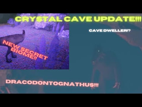 Cave Dweller/Dracodontognathus Added! + New Crystal Cave Biome! - Dinosaur World Mobile