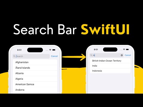 Search Bar | SwiftUI Tutorial