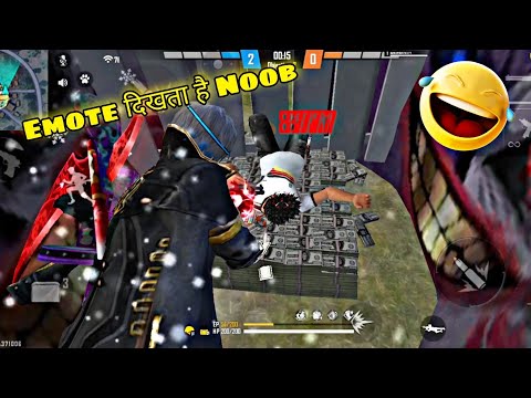 Overconfident of pro player||Emote दिखाता है Noob 😂||Garena Free Fire Max #shorts#short