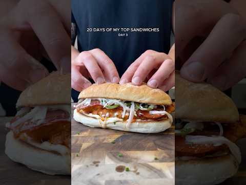 Must Try Buffalo Chicken Sandwich #asmr #cooking #sandwich #recipes #recipe #sandwhiches