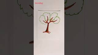 Easy Tree drawing || Easily tree drawing || #treedrawingeasy #drawingtutorial