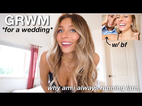 RUSHED get ready with me *WEDDING EDITION*