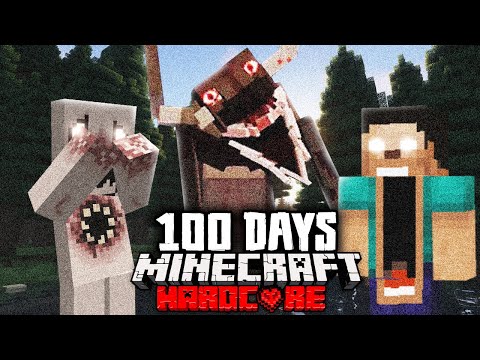 I Survived 100 Days in the SCARIEST MODPACK in Hardcore Minecraft