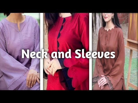 Beautiful Neck And Sleeves Designs 2025 | @KushiMaqbool