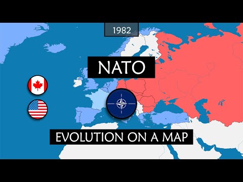 NATO evolution on a map