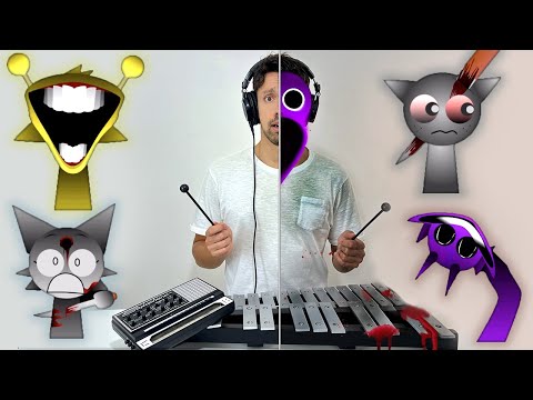 Incredibox Sprunki phase 3 & 4 VS real instruments