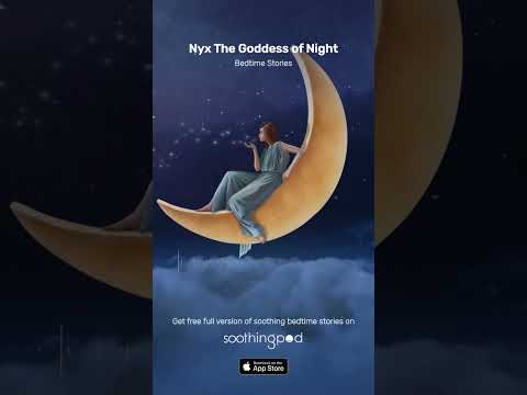 Nyx the Goddess of Night Sleep Story #shorts