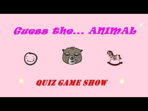 Guess the animal !!  The new easy word game of Quiz game show