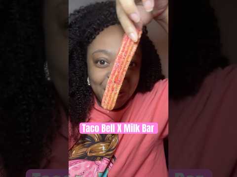 TACO BELL & MILK BAR BIRTHDAY CAKE CHURRO TASTE TEST #tastetest @TacoBell @milkbarstore