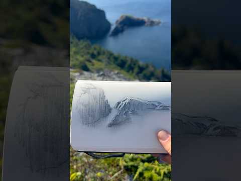 Sketching and hiking the east coast trail in Newfoundland #sketch #sketching #pleinair