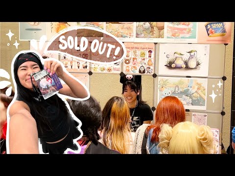 oop I didn't prepare properly for my first ✨Katsucon✨ | artist alley vlog