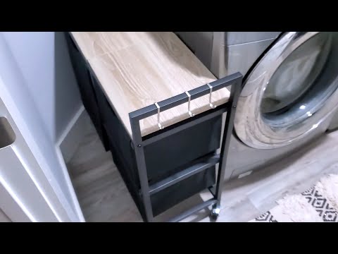 Convenient Rolling Laundry cart