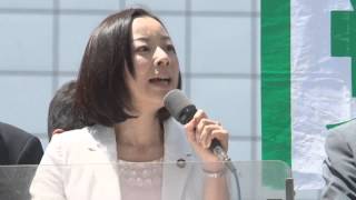 憲法記念日　吉良よし子議員の演説