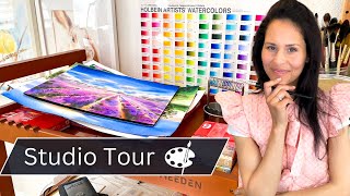 My California Art Studio Tour | My Favorite Art Supplies