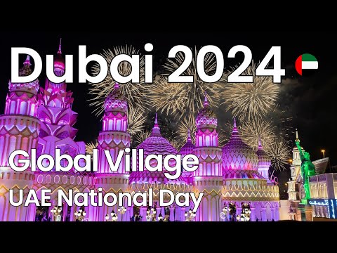 Dubai Global Village Fireworks | Festivities, Food & More [4K]