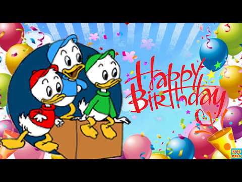 Happy Birthday Song with Huey, Dewey, and Louie