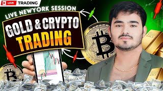 Crypto & Gold Live Trading || 17th Jan || The Trade Room -  Mayank Raj