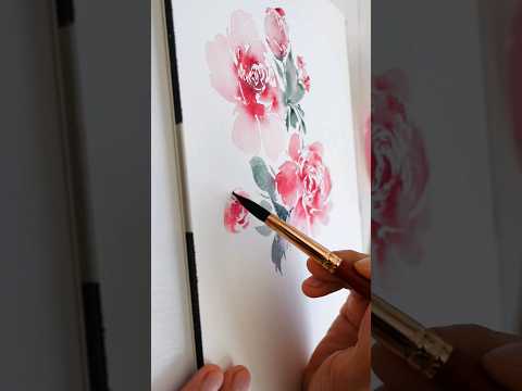 Loose Watercolor Florals #beginnerwatercolor #looseflorals #watercolorflorals