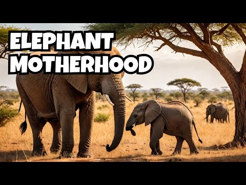 The Majestic Journey of Elephant Motherhood