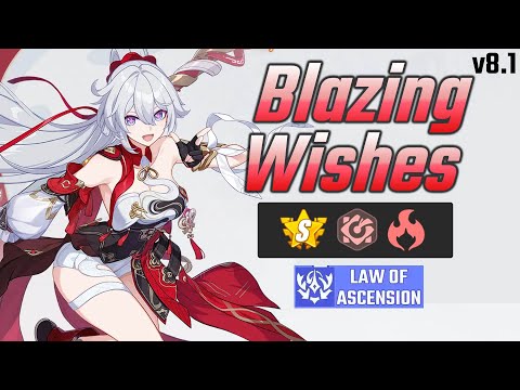 Honkai v8.1 S-Rank Kiana BOOM! BLAZING WISHES - Stardust Fire DPS - And Theresa Astral Op