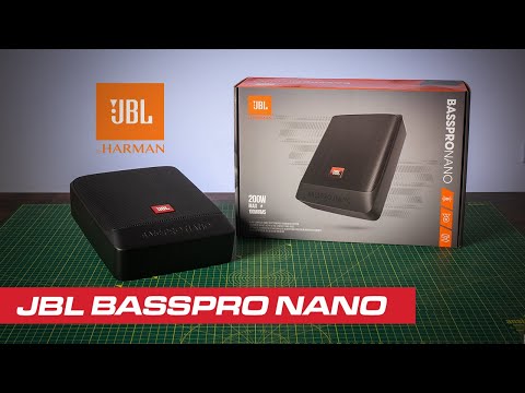 JBL BASSPRO NANO Active Compact Car Subwoofer | Car Audio & Security