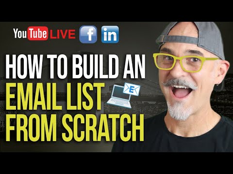 How to Build an Email List from Scratch