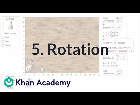 5. Rotation | Sets & Staging | Computer animation | Khan Academy