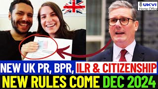 Changes to BRP, ILR, and Citizenship! New UK Immigration Rules for 2024!