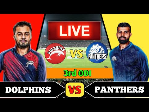 🔴 Live: Dolphins vs Panthers - 3rd ODI | PAK ONE DAY CUP 2024 Live #championscup #dolvspan