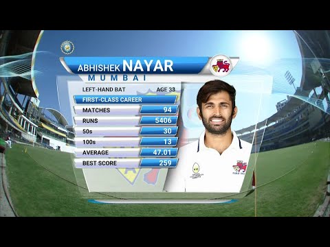 Ranji Trophy Final || Abhishek Nayar's 91 run ||  Mumbai vs Gujarat