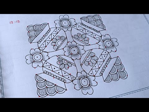 12-12 Dot Pongal kolam designs. பொங்கல் கோலம். Sankaranthi muggulu. Easy Pongal Rangoli designs.